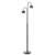 Telbix Oneta 2 Lights Floor Lamp Black