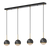 Telbix Oneta 4 Lights Pendant Black