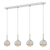 Telbix Oneta 4 Lights Pendant White