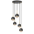 Telbix Oneta 5 Lights Pendant Black