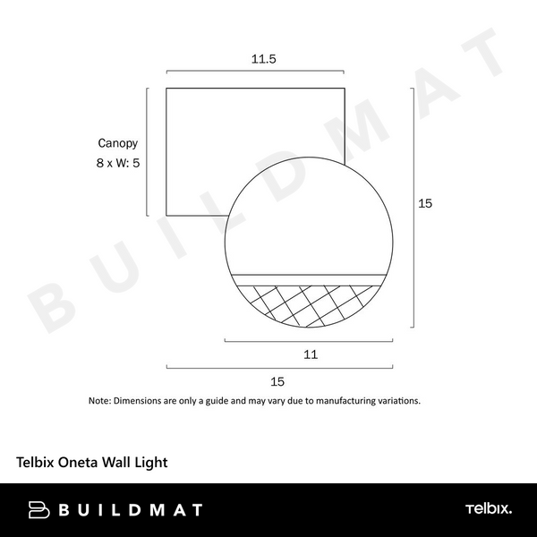 Telbix Oneta Wall Light White