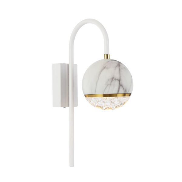 Telbix Oneta Arm Wall Light White