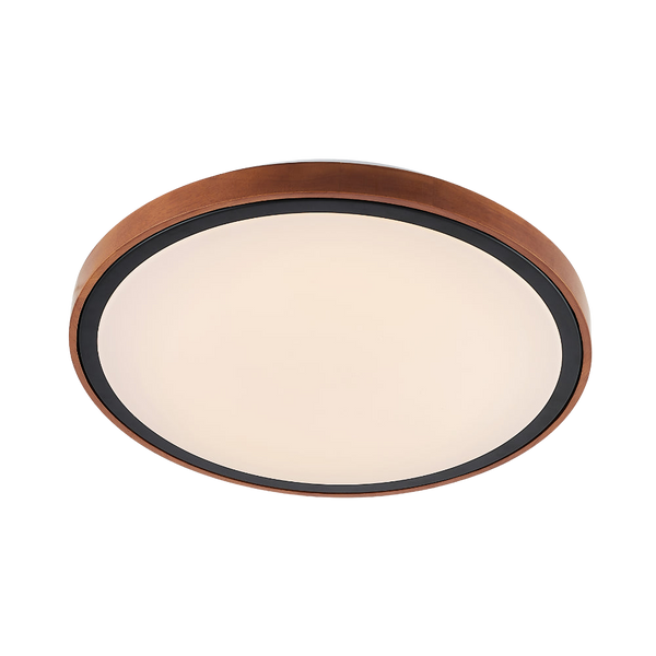 Telbix Orlin 24W Led Oyster Walnut