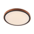 Telbix Orlin 24W Led Oyster Walnut