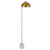 Telbix Ortez Floor Lamp White Antique Gold