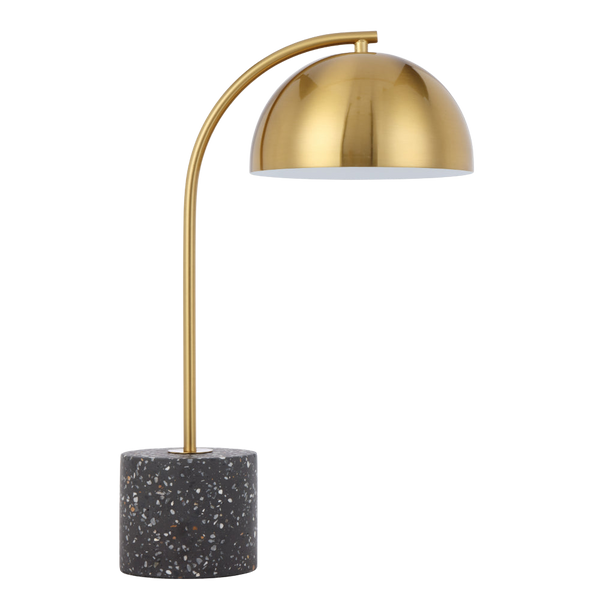 Telbix Ortez Table Lamp Black Terrazzo