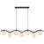 Telbix Orton 7 Light Pendant Black Opal Matt