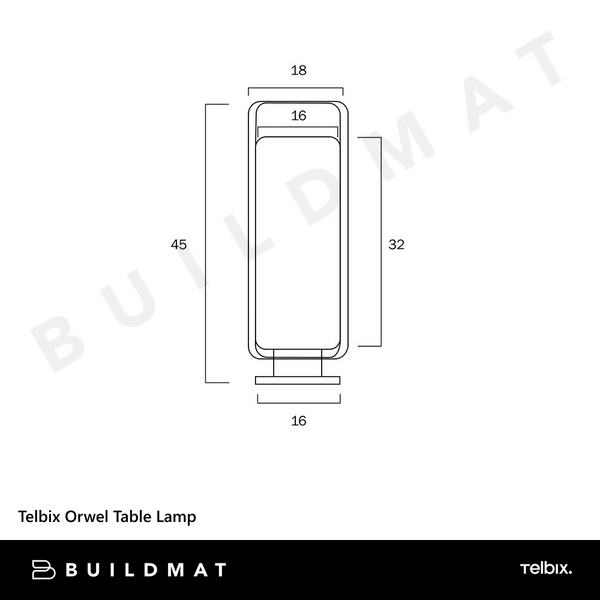 Telbix Orwel Table Lamp Blue Antique Gold