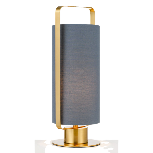 Telbix Orwel Table Lamp Blue Antique Gold