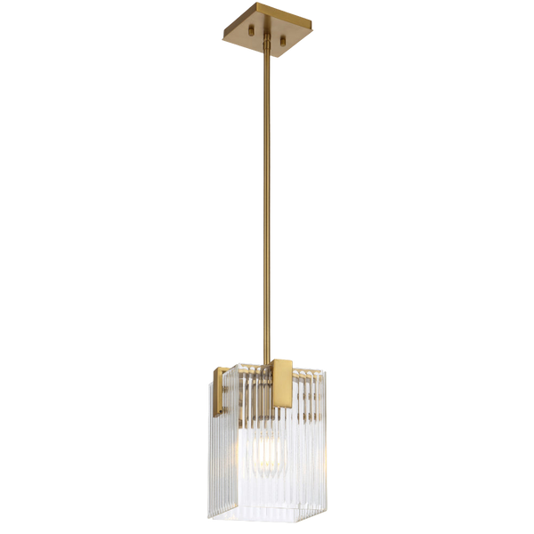 Telbix Pelion 1 Light Pendant Antique Gold