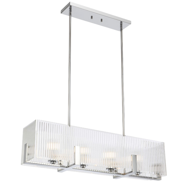 Telbix Pelion 4 Light Pendant Chrome