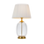 Telbix Perla Table Lamp Ivory Clear