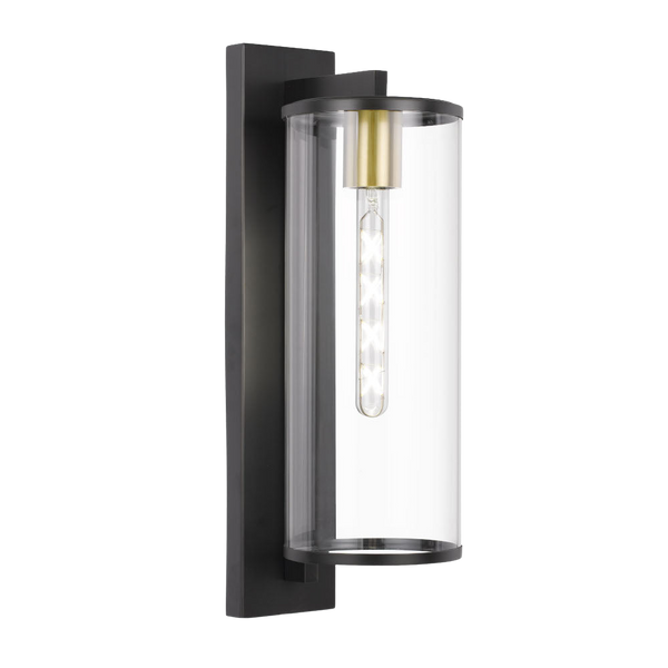 Telbix Perova 50 Exterior Wall Light Black