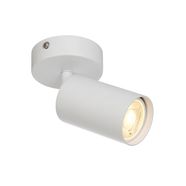 Telbix Picard 1 Light Spotlight White