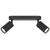 Telbix Picard 2 Light Spotlight Black