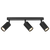 Telbix Picard 3 Light Spotlight Black