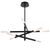 Telbix Pinta 8 Light Pendant Black