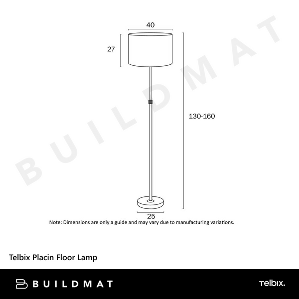 Telbix Placin Floor Lamp Bronze