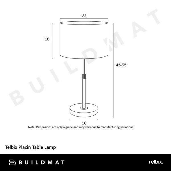 Telbix Placin Table Lamp Bronze