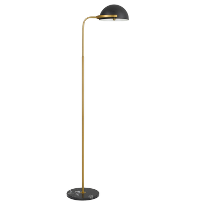 Telbix Pollard Floor Lamp Black Antique Gold