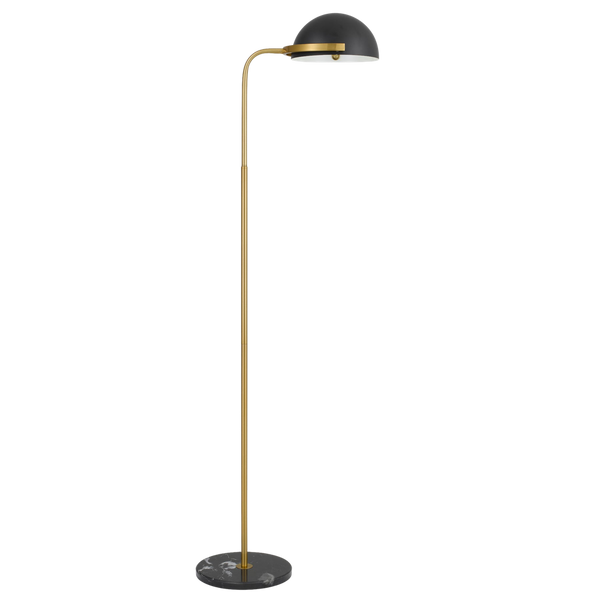 Telbix Pollard Floor Lamp Black Antique Gold