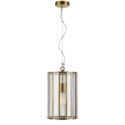 Telbix Pratt 20 Pendant Antique Brass