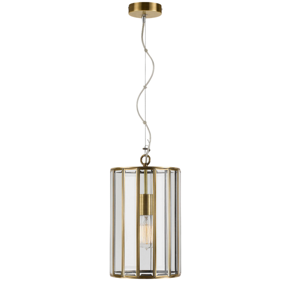 Telbix Pratt 20 Pendant Antique Brass