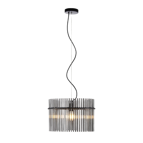 Telbix Quilo 40cm Pendant Black