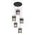 Telbix Quilo 5 Light Pendant Black