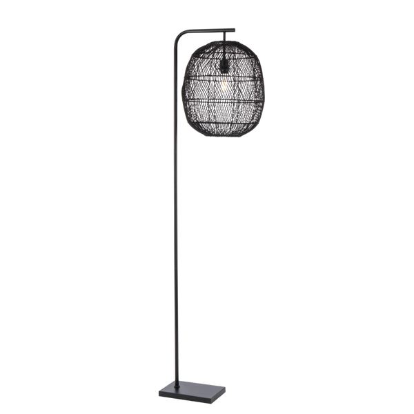 Telbix Rana 40 Floor Lamp Black