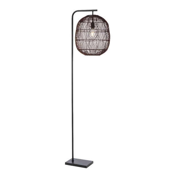Telbix Rana 40 Floor Lamp Brown
