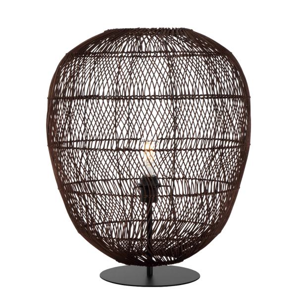 Telbix Rana 50 Table Lamp Brown