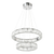Telbix Rias 2 Tier Pendant Chrome
