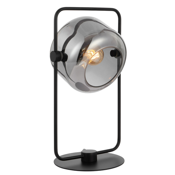 Telbix Rocha Table Lamp Black Smoke