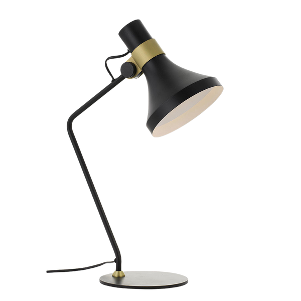 Telbix Roma Table Lamp Black Brass Matt