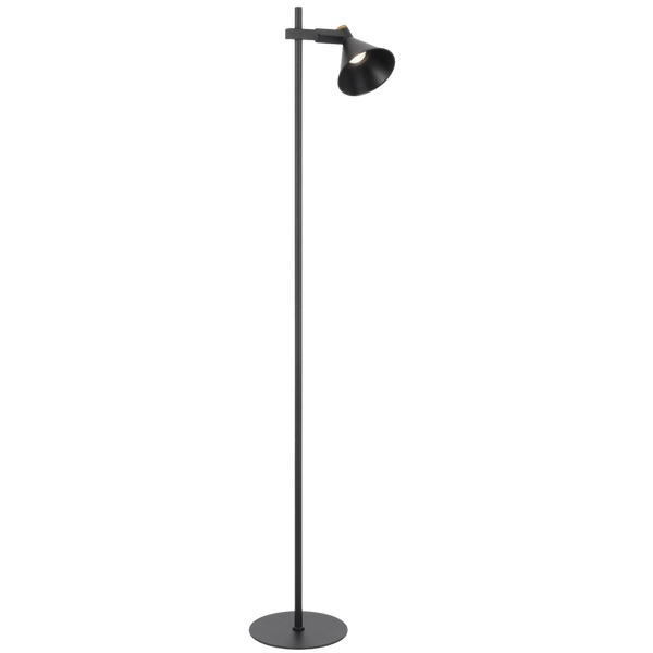 Telbix Rosner Floor Lamp Black