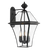 Telbix Rye 27 Solid Bras Exterior Wall Light Black