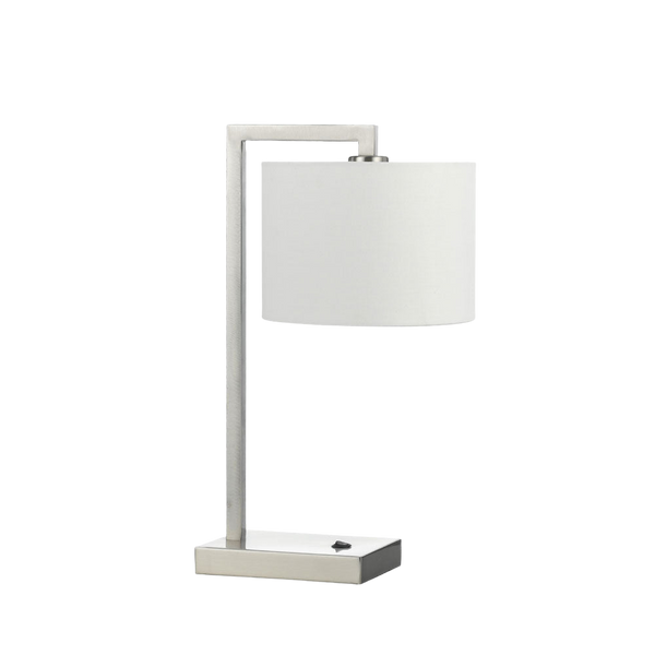 Telbix Sala Table Lamp Nickel White