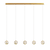 Telbix Segovia 5 Light Bar Pendant Gold