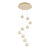 Telbix Segovia 9 Light Pendant Gold