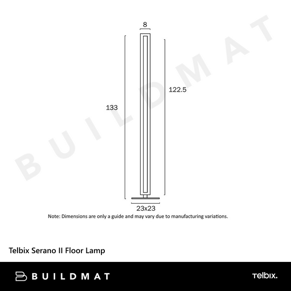 Telbix Serano II Floor Lamp Gold