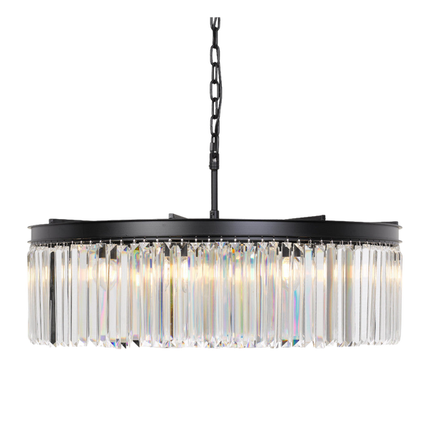 Telbix Serene 8 Lights Pendant Black