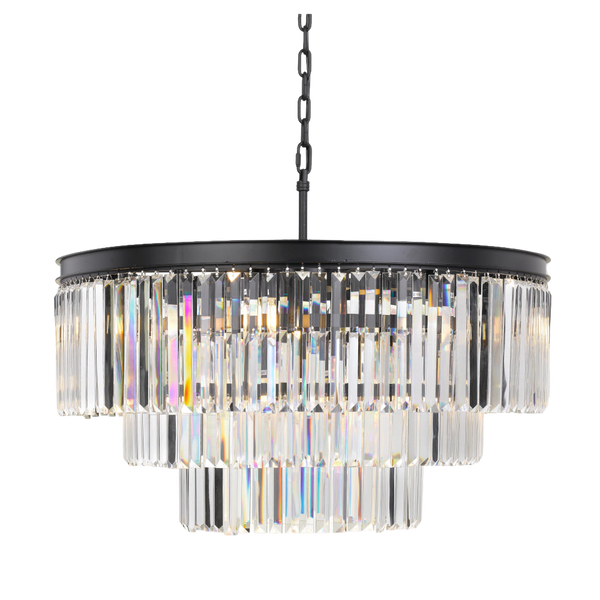 Telbix Serene 16 Lights Pendant Black