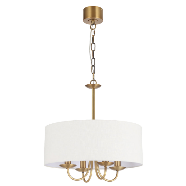 Telbix Shiron 4 Light Pendant Brass