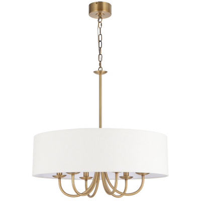 Telbix Shiron 6 Light Pendant Brass