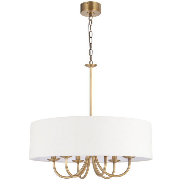 Telbix Shiron 6 Light Pendant Brass