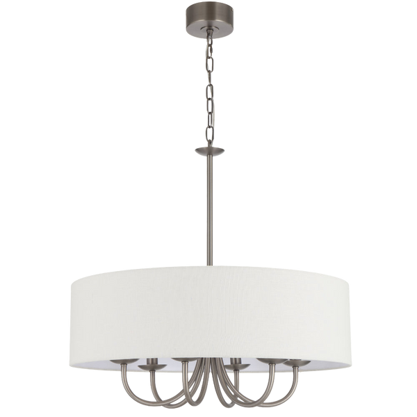 Telbix Shiron 6 Light Pendant Nickel