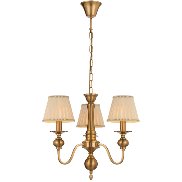 Telbix Siedel 3 Light Pendant With Shade Copper