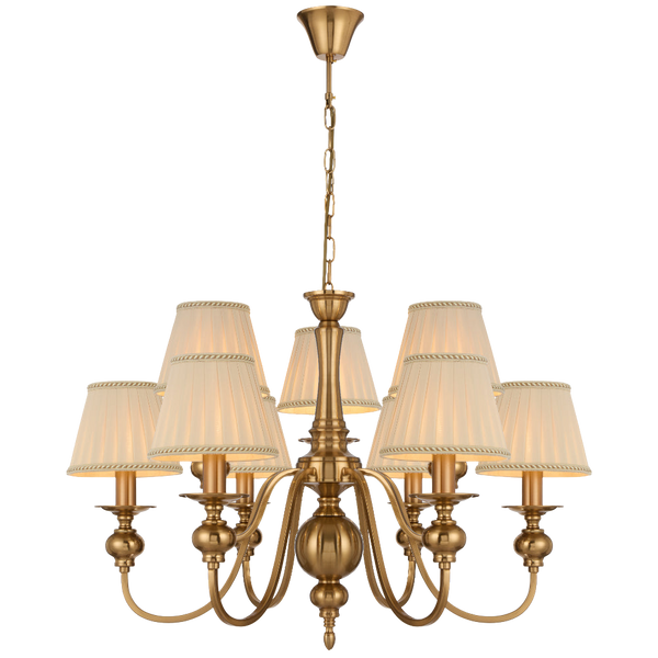 Telbix Siedel 9 Light Pendant With Shade Copper