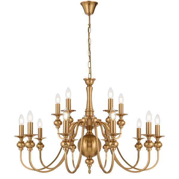 Telbix Siedel 15 Light Pendant Copper